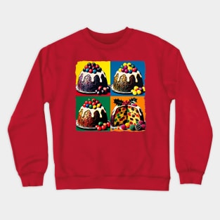 Pudding Pop: A Festive Explosion of Color - Christmas Pudding Crewneck Sweatshirt